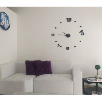 Reloj De Pared 3D Tamaño Grande 100 X 100 Cm Color