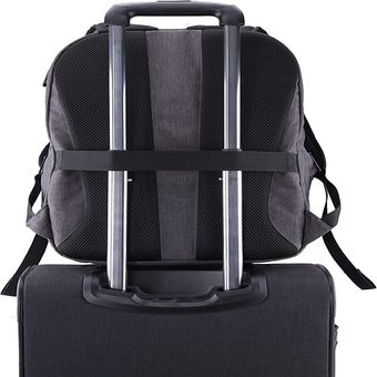  Mochila de viaje para hombres, mochila de viaje con bolsa  térmica y puerto USB, se adapta a portátiles de 16 pulgadas, color negro,  Negro -, Mochilas de viaje : Electrónica