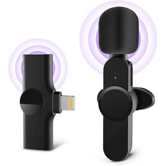 Lavalier portátil inalámbrico micrófono para iPhone/iPad grabación de vídeo  y juegos - China Micrófono inalámbrico y micrófono inalámbrico Xbox precio