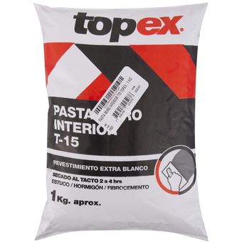 Pasta para muro de interior 1 kg Topex 