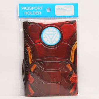 Passport Holder 3D Hombre de Acero Passport Cover 