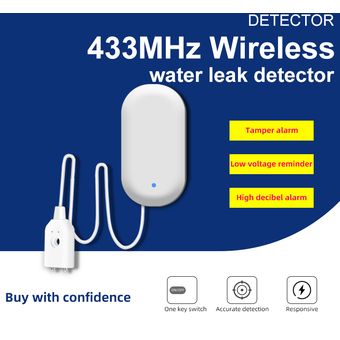 Detector de alarma de fuga de agua SRIWEN 2020 Sensor de fuga de agua 