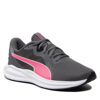 Tenis puma shop gris rosa