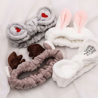 \OMG\ Animal Coral blando de cintas lindo niñas arco diademas para el pelo de lavarse la cara maquillaje accesorios para el pelo turbante para las mujeres \OMG\ Animal Coral blando de cintas lindo niñas arco diademas para el pelo de lavarse la cara maquillaje accesorios para el pelo turbante para las mujeres