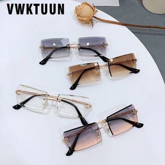 Gafas de sol rectangulares Vwktuun Gafas de sol sin marcomujer 