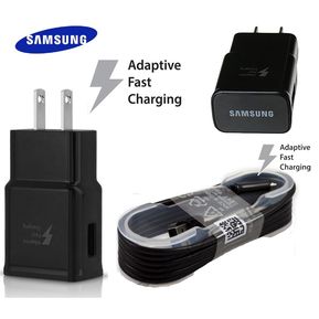 Cargador Samsung Fast Charge Con Cable Micro Usb NEGRO
