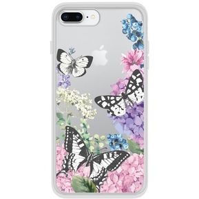 Funda para iPhone 7 Plus, iPhone 8 Plus - Paper Butterflies,...