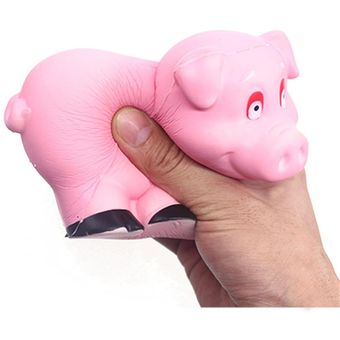 Simulación Cute Pink Pig Super Slow Rising Perfumado Relieve Stress To 