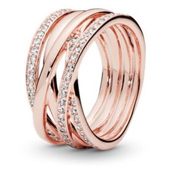100% 925 Silver Rose Gold 24 La Mujer Más Popular Pan Ju De 