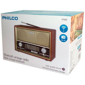 Radio vintage Philco vt500 bluetooth 