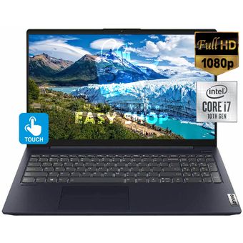 Lenovo 15 FHD Core i7 10ma Laptop Touch Intel Win 10 BLUE 12gb + 512 SSD 