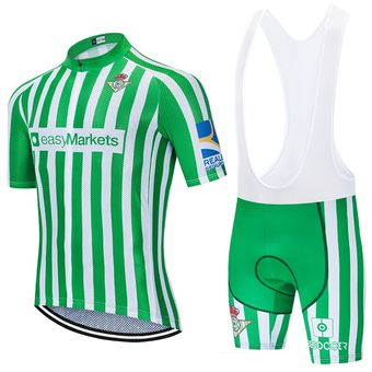 Ropa de verano pr jersey de Ciclismo Betis Balompie 20D para hombre 