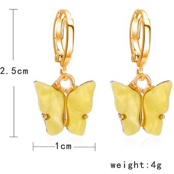 Lindo Mariposa Dorp Pendientes De Las Mujeres Animales Azul Lindo Mariposa Dorp Pendientes De Las Mujeres Animales Azul