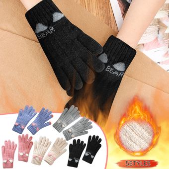 Guantes De Pantalla Táctil A Caballo Señales De Punto De De 