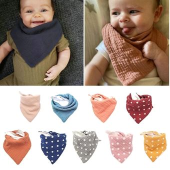 Bufanda triangular para niños recién nacidos,paño para eru 