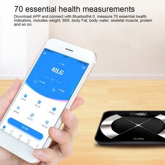 Digital cuerpo inteligente Escala de grasa analizador BMI Fitness calorías agua peso escalas balanzas electrónicas para baño Bluetooth escalas de 200KG HON #180kg no Battery 
