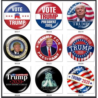 Trump Vote U 10 Mezclas 12mm18mm25mm Vidrio Circular 
