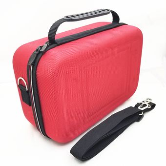 Rojo EVA Hard Shell Bag para Nintend Switch case big Portable Travel Carry 