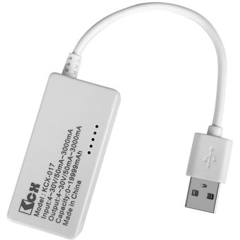 Detector de Testador de Voltaje USB y Monitor Corriente Probador de capacidad de potencia móvil 