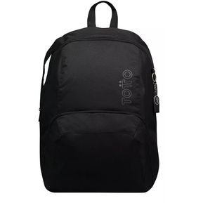 Bolso Deportivo de Mujer Totto Tula Loga Negro - 30% Descuento