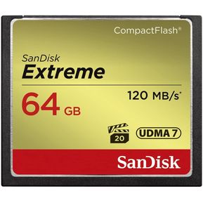 SanDisk Extreme 64 GB UDMA7 Tarjeta de Memoria CompactFlash...