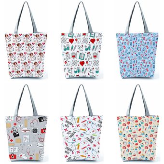Bolso de mano con estampado de dibujos animados para mujer bolsa de 