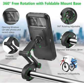 Base Para Porta Soporte Celular Moto Bicicleta Impermeable