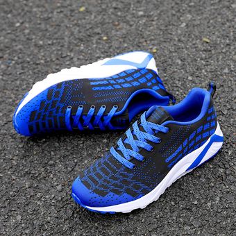Calzado deportivo de todo fósforo de moda coreana para hombre-Azul 