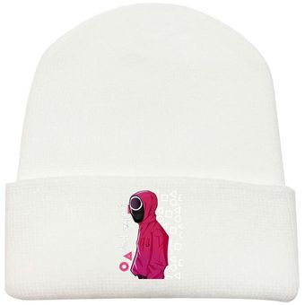 Sombrero de invierno para calamares Mujeres Hombres Hombres Goreros de punto con sombrero fluorescente Bonnet 