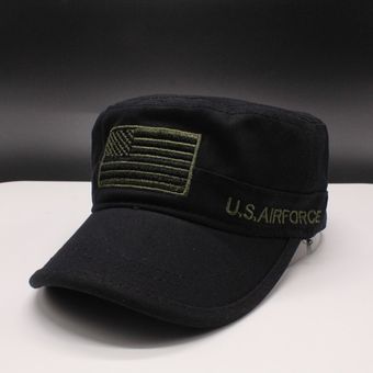 Sombrero a la moda para mujeres,mascarilla de las fuerzas especiales de camuflaje militar,sombrero de bandera estadounidense,gorra militar,Boina,Sailor Bone #black 