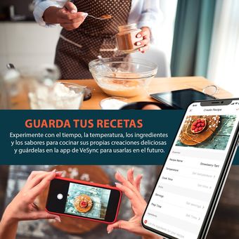 Cosori Smart Chef Edition Freidora de Aire 5.5L Negra