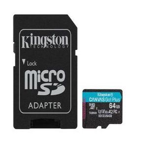 MEMORIA KINGSTON MICRO SDXC CANVAS GO PLUS 64GB UHS-I U3 V30...
