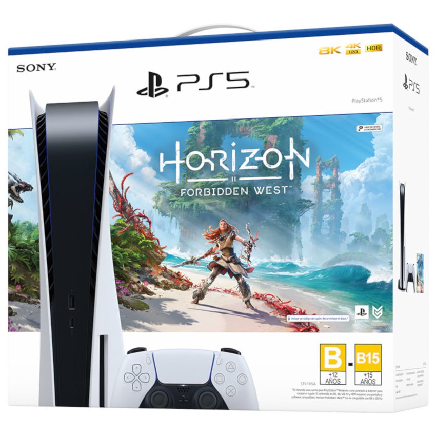Consola Playstation 5 + Horizon Forbidden West
