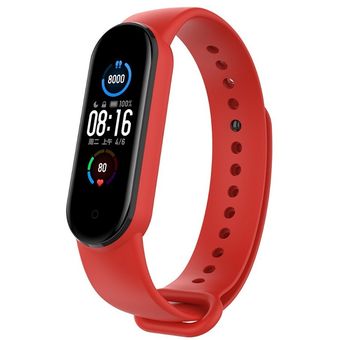 Correa de Silicona Para Xiaomi Mi Band 5 - Rosa GENERICO