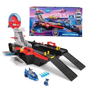Portaaviones Paw Patrol Mighty Movie Aircraft Carrier Luces Sonidos