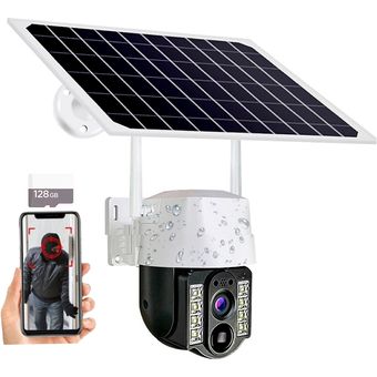 Camara Vigilancia Robotica Solar Version Wi-Fi Hd 1080p Camara Ptz