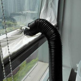 tela de sellado de aire acondicionado tela de calafateo de ventana de aire acondicionado móvil ideal para aire acondicionado móvil y secadora de ropa Sello de ventana de aire acondicionado móvil 