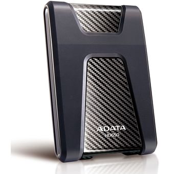 Disco Duro Externo AData AHD650, 2 TB, USB 3.0, 2.5" - Negro