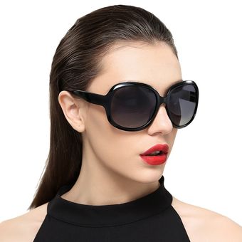 Las gafas de sol ovaladas polarizadas del diseñador lasmujer 