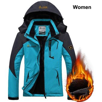Cortavientos chaqueta de invierno de terciopelo gr #women lake blue 