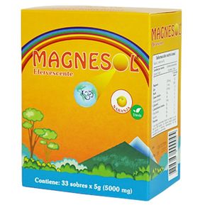 Magnesol Efervescente Naranja - Caja x 33 und.