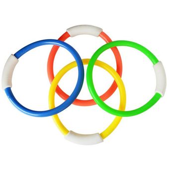 4pcs buceo anillo ayuda de la natación Niños Juego de Agua buceo deportivo juguete del verano Beach 