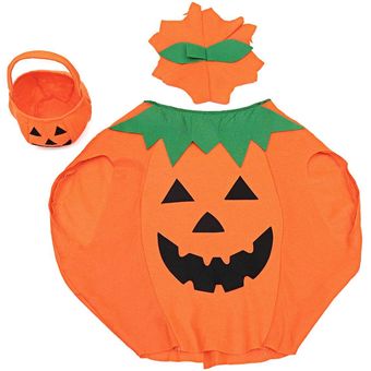 Para adultos Traje de tres piezas Traje de calabaza para adultos Mujeres Hombres Unisex Traje de disfraces de Halloween 