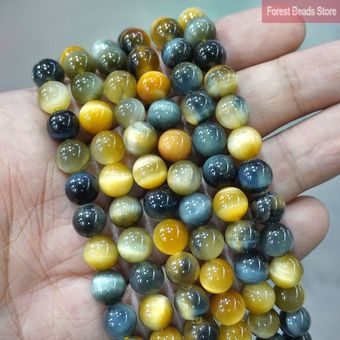 Perlas De Piedra Natural Coloridas Cuentas De Ágata De Ojo 