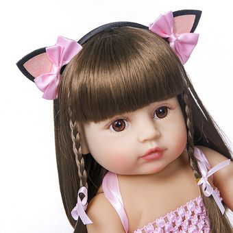 Bebé Reborn Muñecas Realista Renacido De Silicona Completa 55cm 
