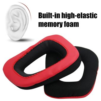 1 par de fundas de esponja para auriculares para almohadillas Logitech 