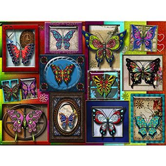 rompecabezas de mariposas