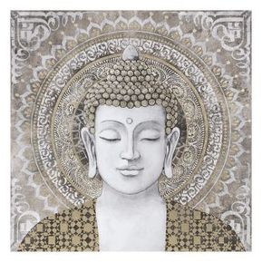 Cuadro Buddha Just Home Collection Wp210499Agl - Multicolor