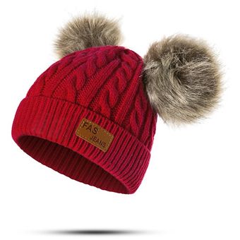gorro bufanda de anillo para niños pequeños gorros gruesos sombrero de pompones de punto URDIAMOND-Sombrero de invierno para niñas y niños gorro bufanda de anillo para niños pequeños gorros gruesos sombrero de pompones de punto URDIAMOND-Sombrero de invierno para niñas y niños