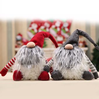 Muñecas de Navidad Santa Claus muñeco de nieve juguetes de alce figu 